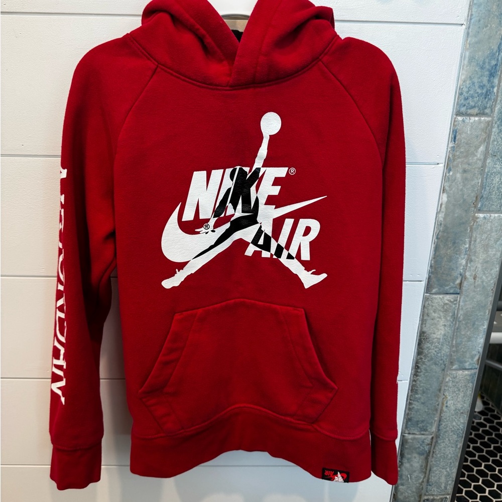 Jordan Black & Red Jumpman Hooded Pullover